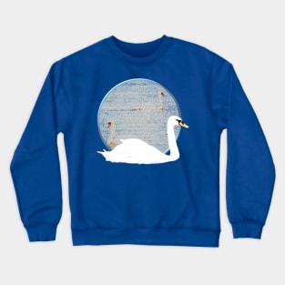 Mute Swans at the Lake Crewneck Sweatshirt